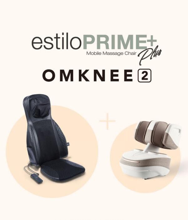 Estilo Prime Plus + Omknee 2 Back Massager & Foot Massager