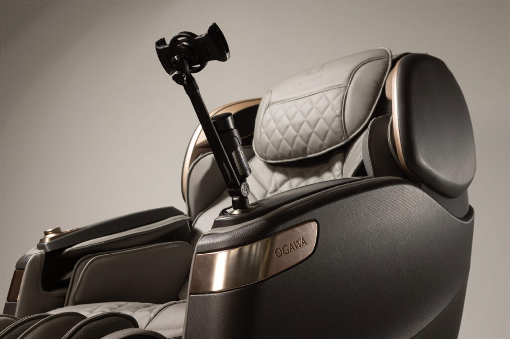 close up of massage chair durability with OGAWA faux leather massage chair