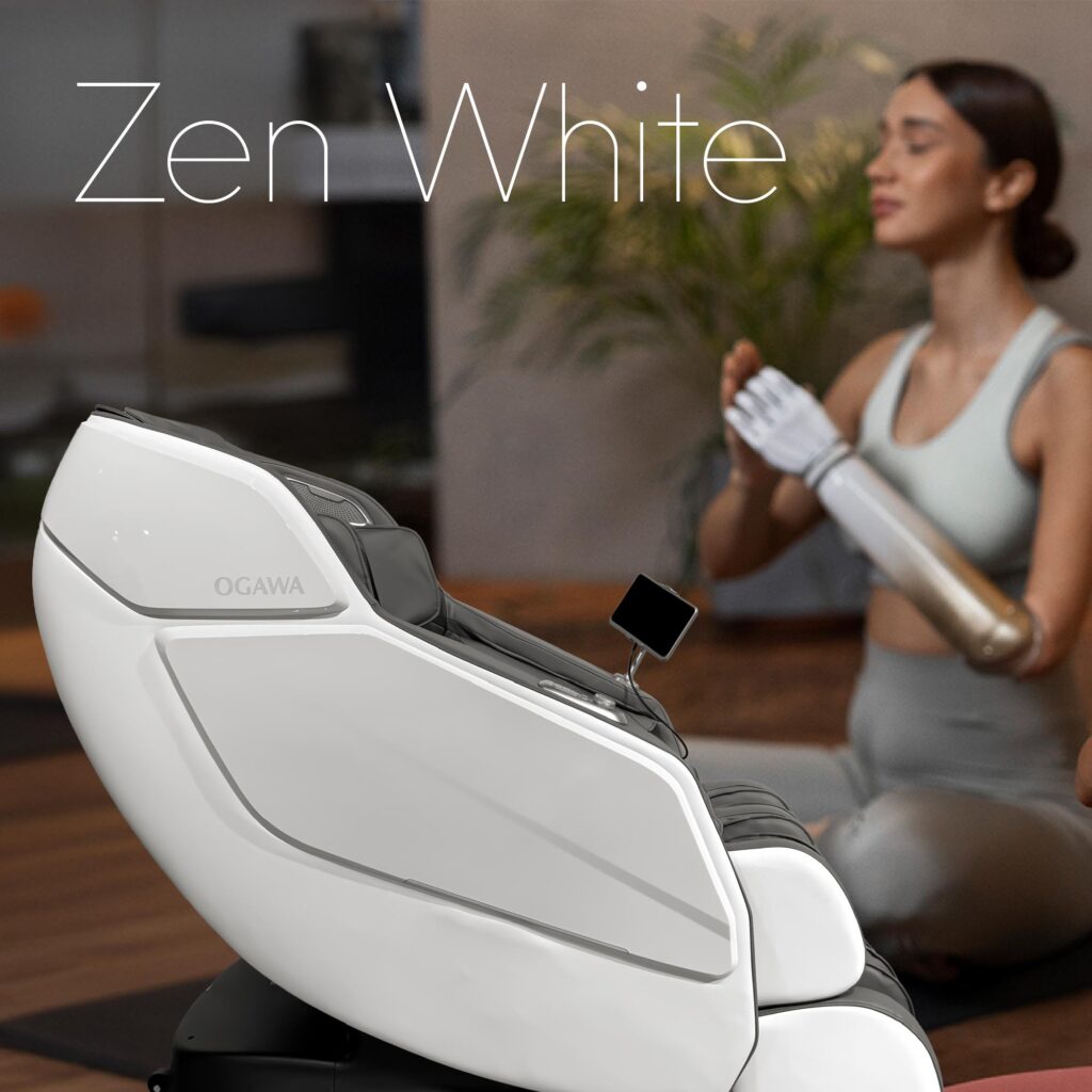 massage chair zen white