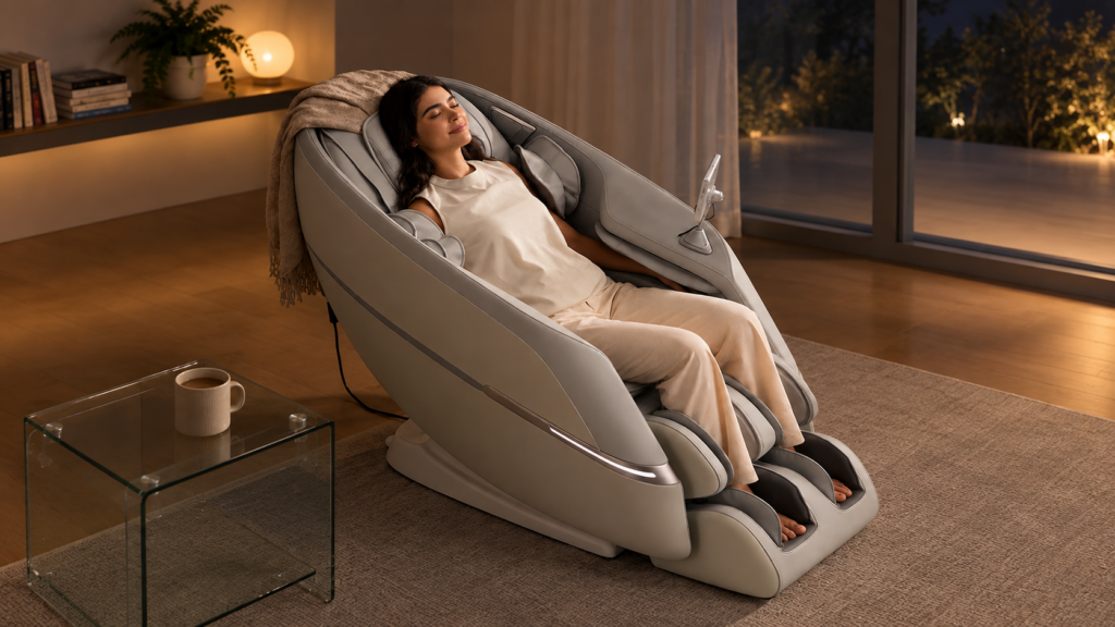 massage chair's help in better evening routine